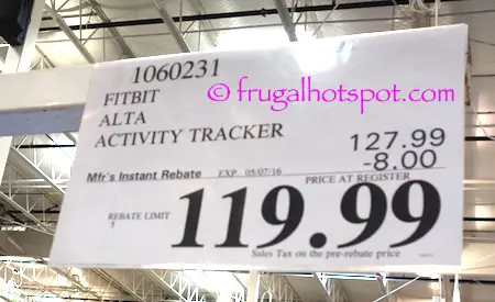 Fitbit Alta Fitness Wristband Activity Tracker Costco Price | Frugal Hotspot