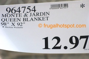 Monte & Jardin Queen Size Blanket Costco Price | Frugal Hotspot