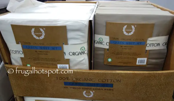 Laurelcrest Organic Cotton Queen Sheet Set Costco | Frugal Hotspot