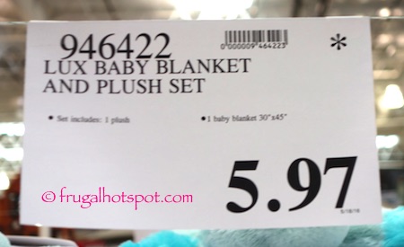 Lux Blankets & Beyond Blanket & Puppet 2-Piece Gift Set Costco Price | Frugal Hotspot