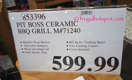 Pit Boss Ceramic Charcoal BBQ Grill Costco Price | Frugal Hotspot
