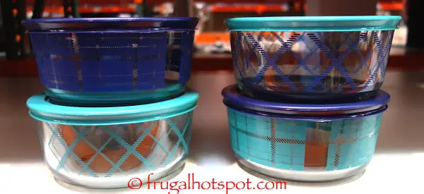 Pyrex Simply Store Decorated Glass Storage Container 8-Piece Costco | Frugal Hotspot