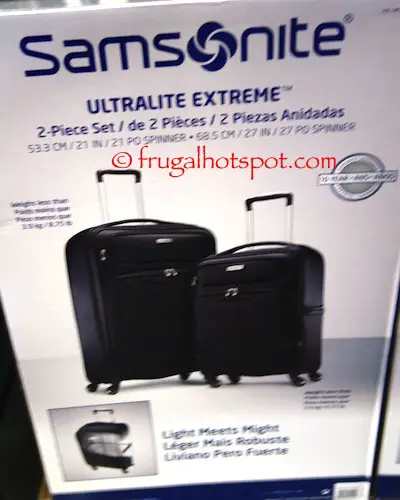Samsonite Ultralite Extreme 2-Piece Softside Luggage Set Costco | Frugal Hotspot