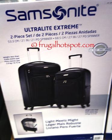 Costco Sale: Samsonite Ultralite 2-Pc Softside Luggage Set $129.99
