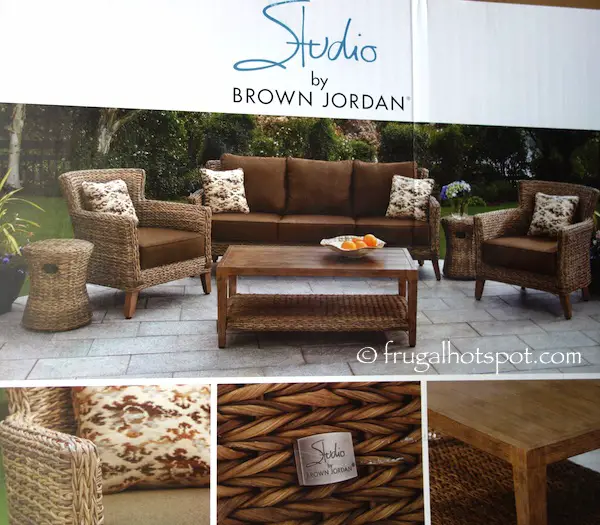 Studio by Brown Jordan 6-Piece Seating Set Costco | Frugal Hotspot
