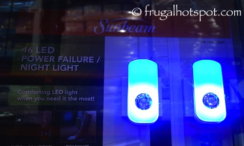 Sunbeam 16 LED Power Failure Night Light 2-Pack Costco | Frugal Hotspot