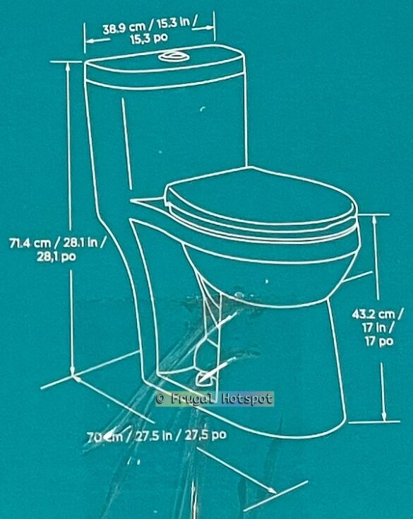 WaterRidge OnePiece Elongated Dual Flush Toilet Costco Sale!