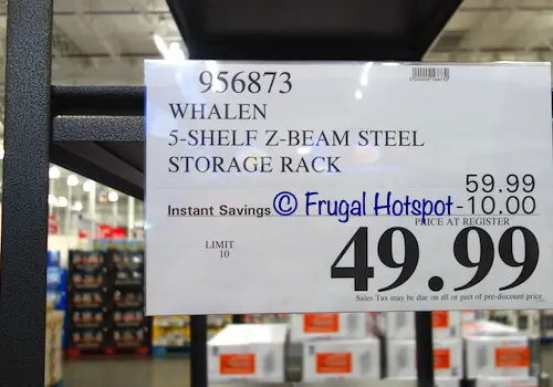 Whalen 5-Shelf Storage Rack | Costco Sale Price 2021