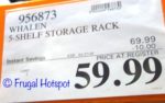 Whalen 5-Shelf Storage Rack Costco Sale Price