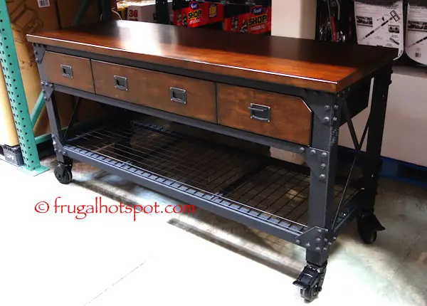 Whalen Industrial Metal & Wood Workbench Costco | Frugal Hotspot