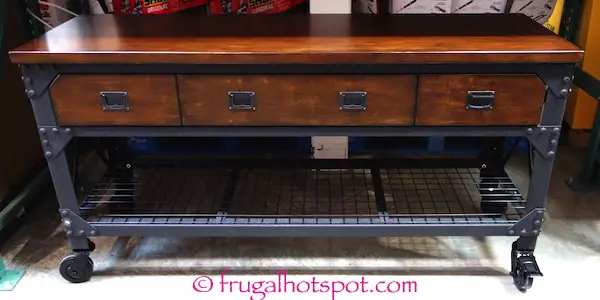 Whalen Industrial Metal & Wood Workbench Costco | Frugal Hotspot