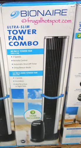 Bionaire Tower Fan + Personal Mini Fan Costco | Frugal Hotspot