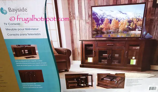 Bayside Furnishings Brockport 65" TV Console Costco | Frugal Hotspot