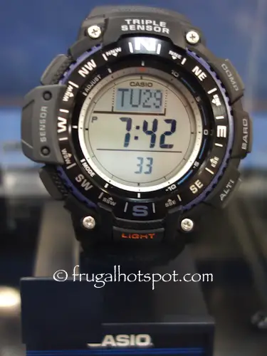 Casio Triple Sensor Digital Black Men's Watch Costco | Frugal Hotspot
