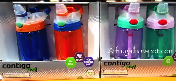Contigo Kids Gizmo 2-Pack Water Bottles Costco | Frugal Hotspot