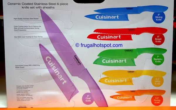 Magnificent colored knife set costco Costco Sale Cuisinart Advantage 6 Pc Ceramic Coated Knives 14 99 Magnificent colored knife set costco Costco Sale Cuisinart Advantage 6 Pc Ceramic Coated Knives 14 99
