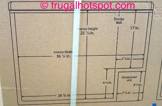 Danby 7.1 Cu Ft Chest Freezer Model #DCF071A3WDB Costco | Frugal Hotspot