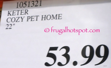 Keter Cozy Pet Home Costco Price | Frugal Hotspot