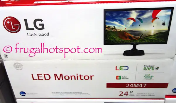 LG 24" LED Monitor 24M47 Costco | Frugal Hotspot