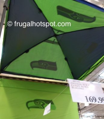 Costco Price: Coleman 10' x 10' Deluxe Dome Canopy w/Wall (Seattle Seahawks)