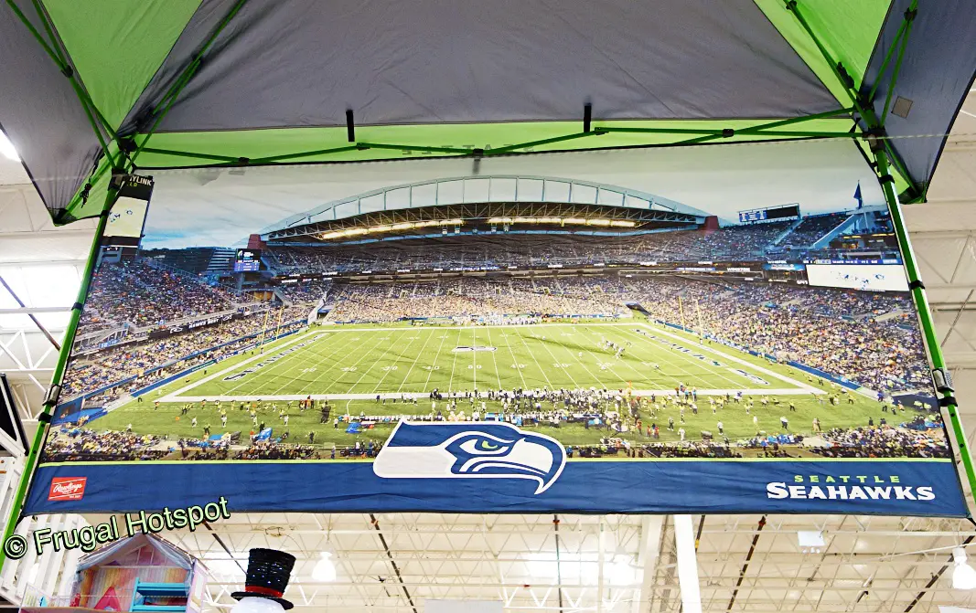 Seattle Seahawks 12' x 12' Eaved Canopy by Rawlings | stadium photo wall | Costco