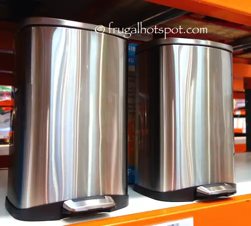 Sensible Eco Living Stainless Steel Trash Can 2-Pack Costco | Frugal Hotspot