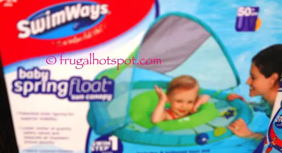  SwimWays Baby Spring Float with Sun Canopy Costco | Frugal Hotspot