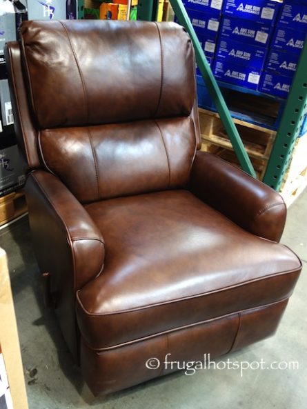 Costco Display of Synergy Leather Recliner