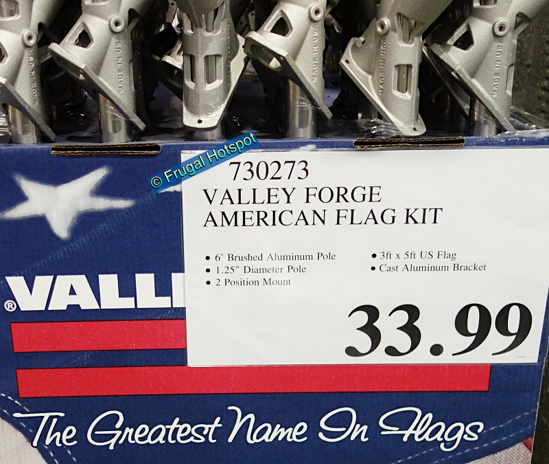 Valley Forge 6 Foot American Flag Kit | Costco Price