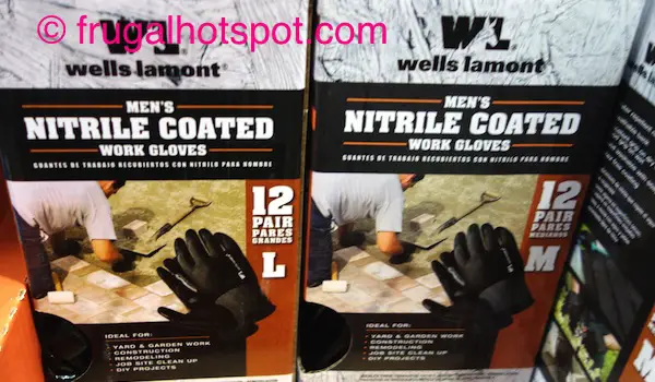 Wells Lamont Mens Nitrile Work Gloves 12-Pairs Costco | Frugal Hotspot