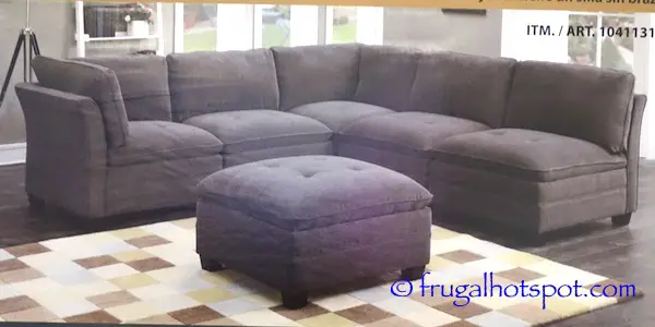 6-Piece Modular Fabric Sectional Costco | Frugal Hotspot