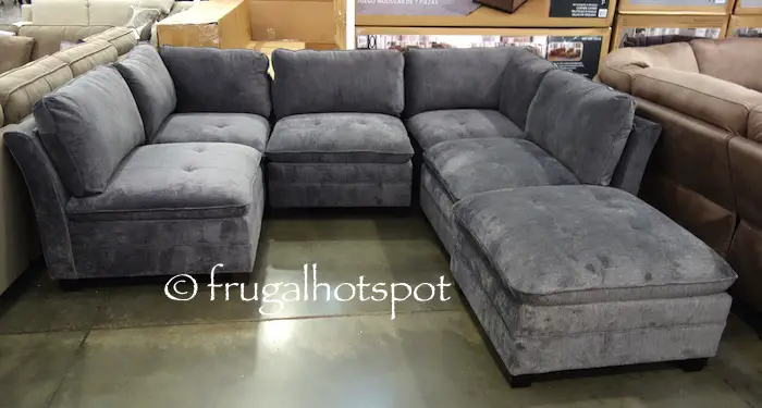 6-Piece Modular Fabric Sectional Costco | Frugal Hotspot