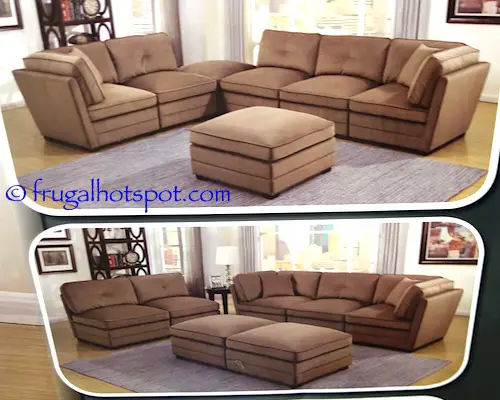 Bainbridge 7-Pc Modular Fabric Sectional Costco | Frugal Hotspot