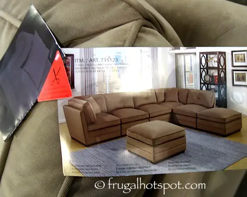 Bainbridge 7-Pc Modular Fabric Sectional Costco | Frugal Hotspot