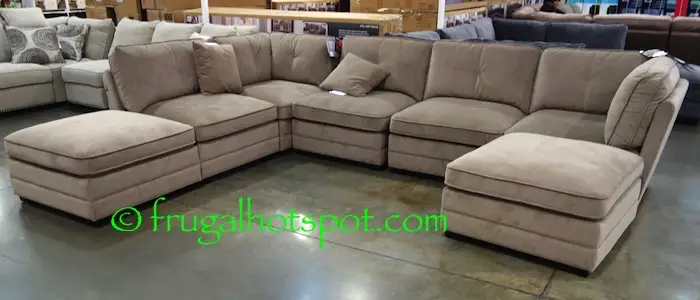 Bainbridge 7-Pc Modular Fabric Sectional Costco | Frugal Hotspot