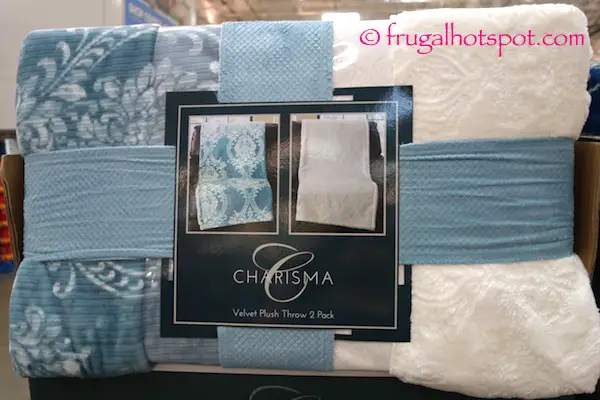 Charisma Velvet Plush Throw 2-Pack Costco | Frugal Hotspot