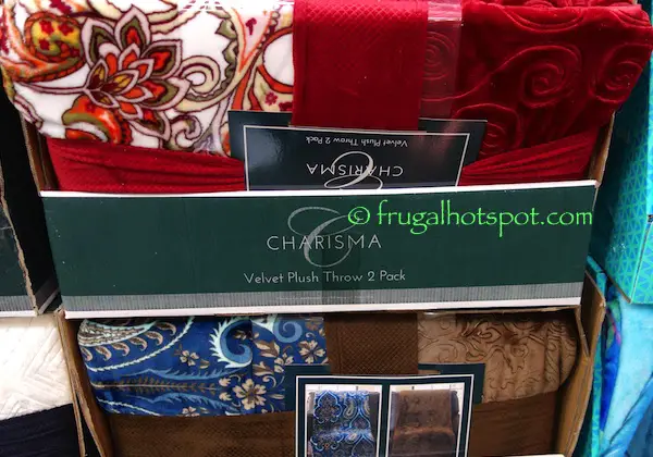 Charisma Velvet Plush Throw 2-Pack Costco | Frugal Hotspot