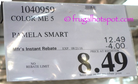 Color Me Your Way 5 by Pamela Smart Costco Price | Frugal Hotspot