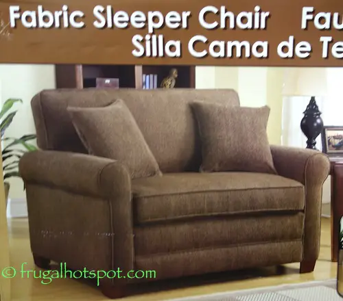 Synergy Home Twin Fabric Sleeper Chair Costco | Frugal Hotspot