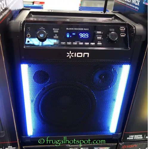 Ion Block Rocker Max Speaker with Lights Costco | Frugal Hotspot