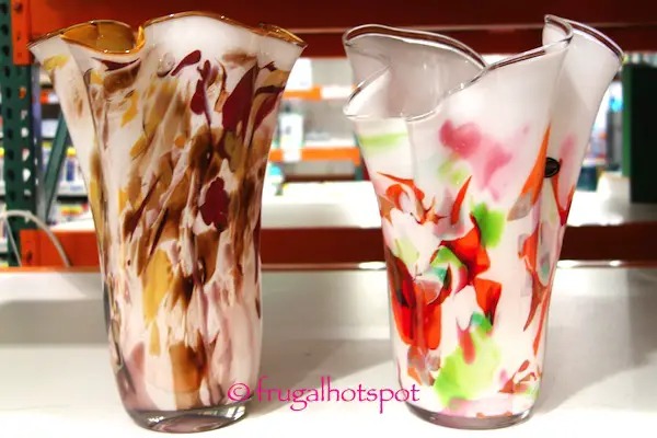 Jozefina Handblown Glass Vase Costco | Frugal Hotspot