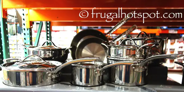 Kirkland Signature 13-Piece Tri-Ply Stainless Steel Cookware Costco | Frugal Hotspot