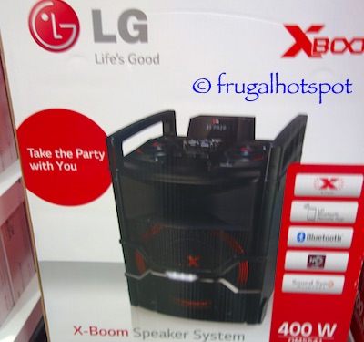 LG OM5541 X-Boom Cube Bluetooth Speaker Costco | Frugal Hotspot