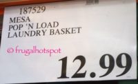 Costco Price: Mesa Pop & Load Collapse & Store Laundry Basket Costco Price: Mesa Pop & Load Collapse & Store Laundry Basket