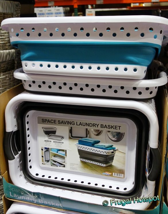 Space Saving Collapsible Laundry Basket is Back at Costco!