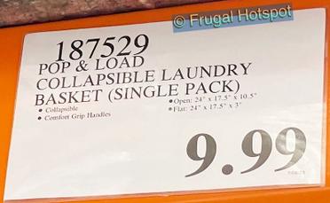 Pop & Load Collapsible Laundry Basket Just $12.99 at Costco (Great