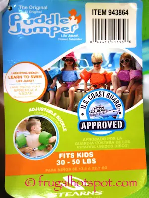 Coleman Puddle Jumper Life Jacket Costco | Frugal Hotspot