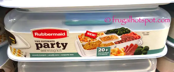 Rubbermaid The Ultimate Party Serving Kit Costco | Frugal Hotspot