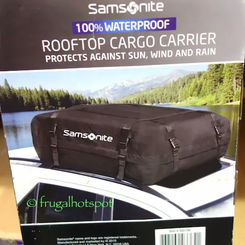 Samsonite Waterproof Rooftop Soft-side Cargo Carrier Costco | Frugal Hotspot