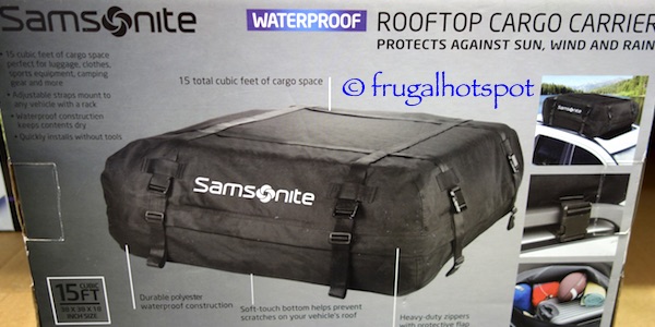 Samsonite Waterproof Rooftop Soft-side Cargo Carrier Costco | Frugal Hotspot